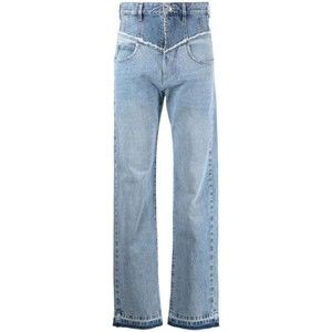 Isabel Marant Light Blue Noemie Straight-Leg Denim Jeans - NWT